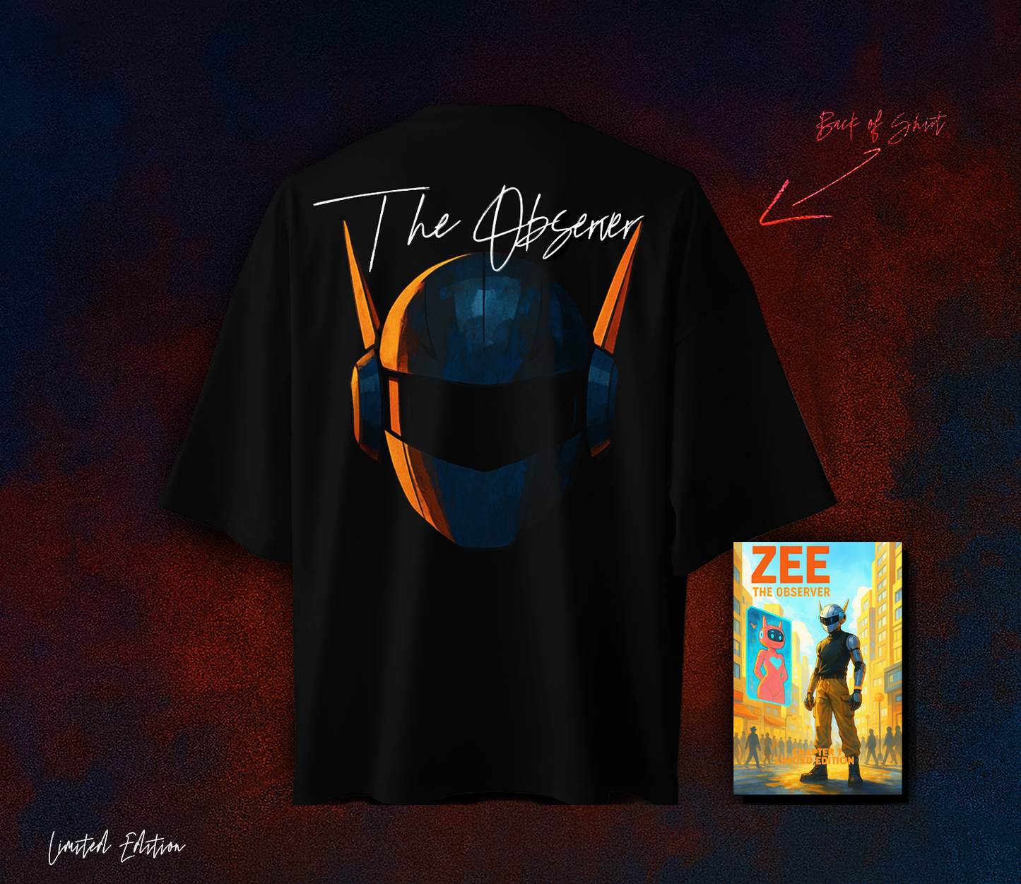 "The Observer" T-Shirt + LIMITED EDITION: Zee The Observer —  Chapter One